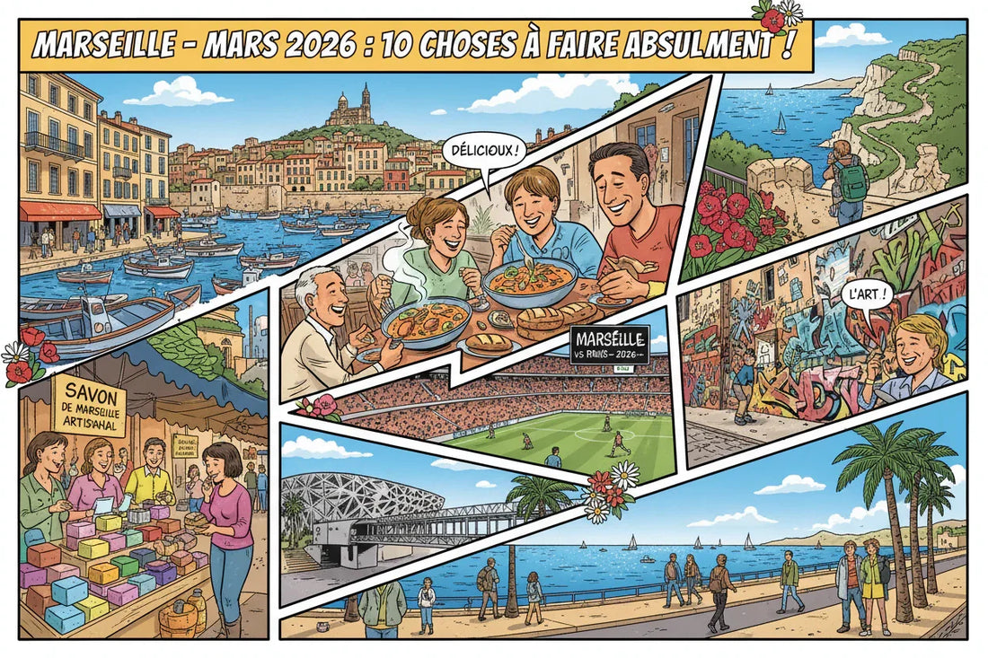 10 activités immanquables à faire en mars 2026 à Marseille