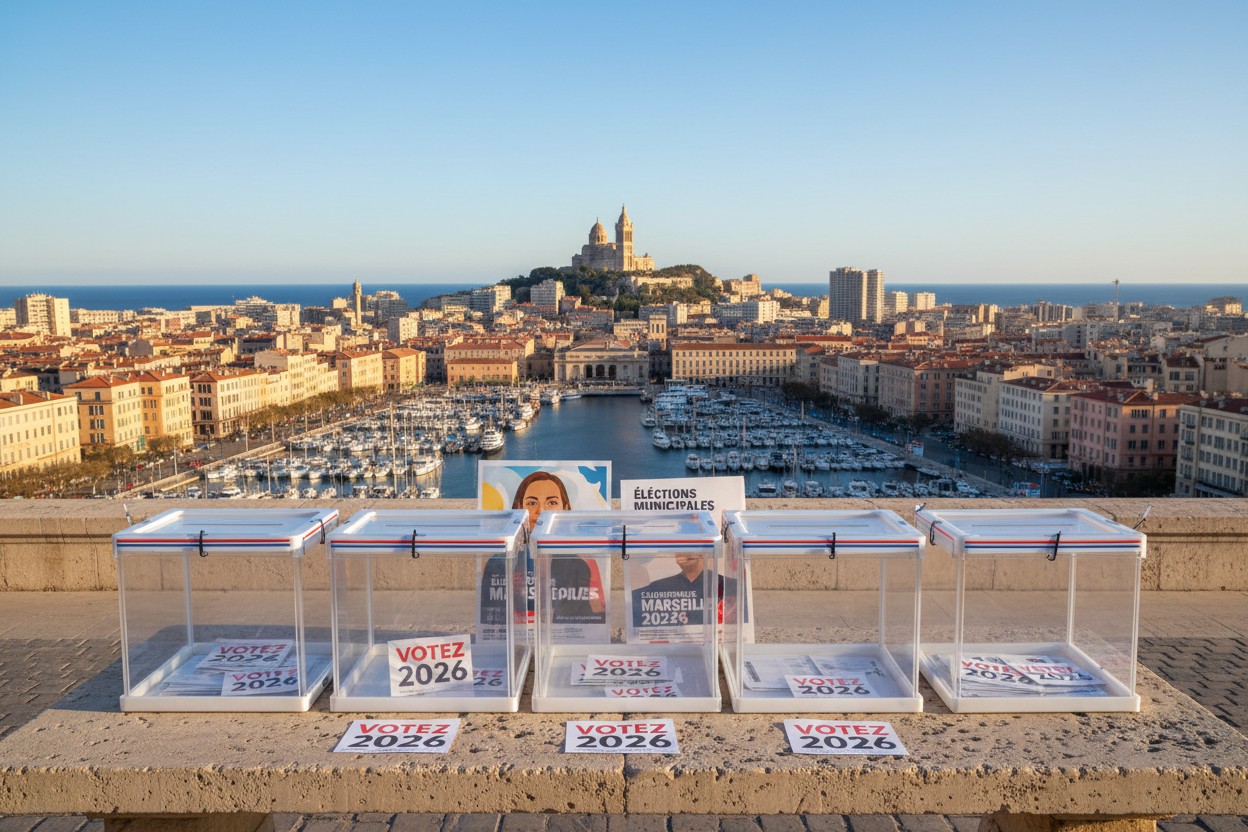 Municipales à Marseille : où en est-on en 2026 ?