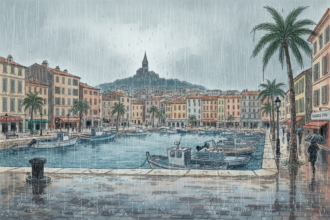 Pluie à Marseille : météo, précipitations récentes et risques d’inondation