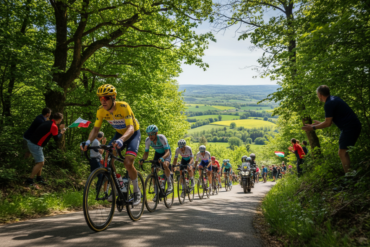 Paris‑Nice 2026 : suivez la 4ᵉ étape dans le Morvan avec Jonas Vingegaard et Uchon