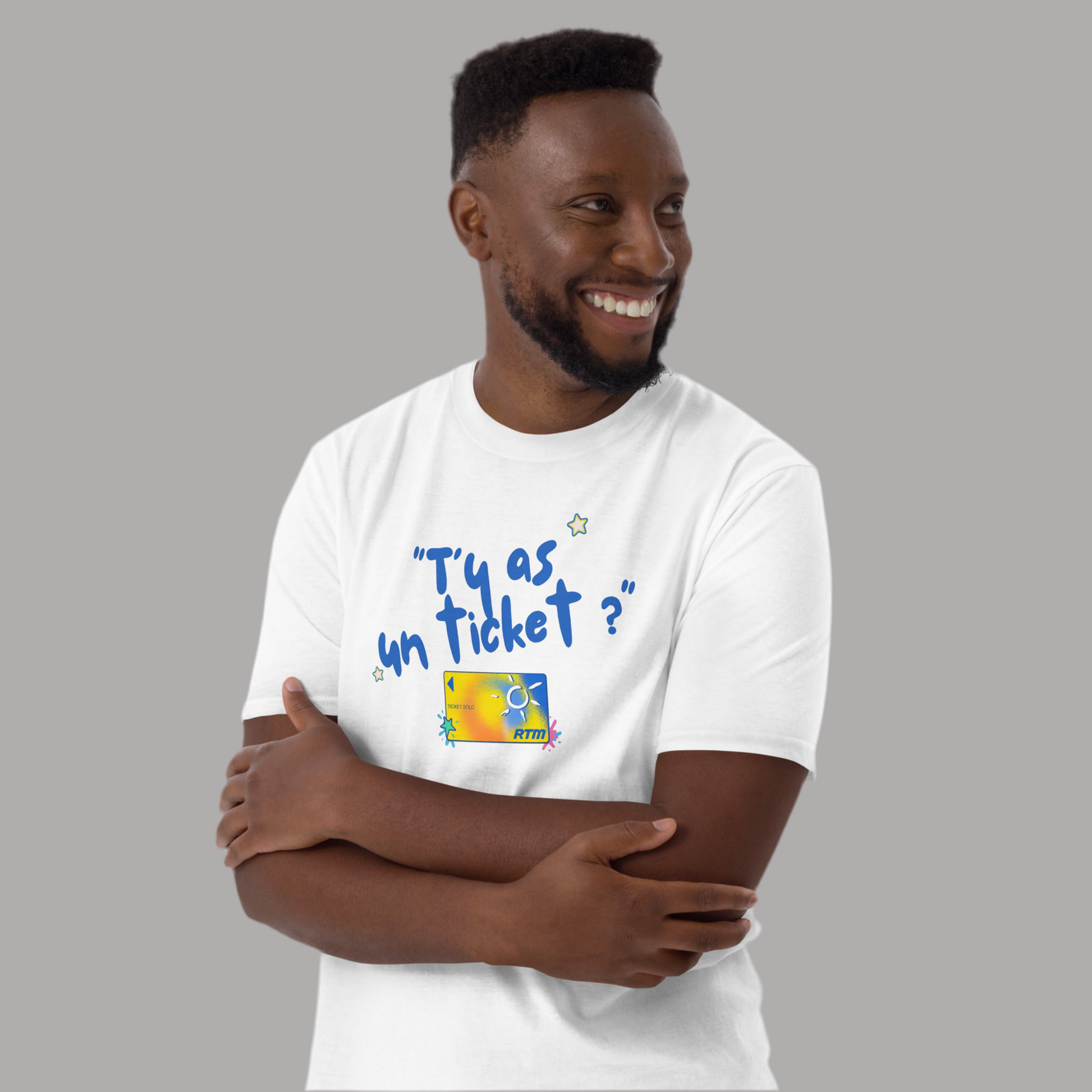 T-shirt « T’y as un ticket ? »
